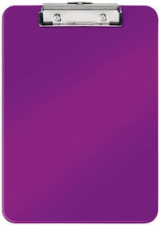 Leitz Clipboard with Clip Conference for Paper A4 Purple 1pcs