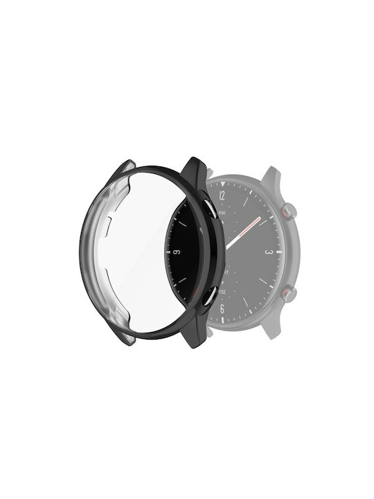 Carcasă de Silicon în culoarea Negru pentru Amazfit GTR 2 A1951 Carcasă de Silicon în culoarea Negru pentru Amazfit GTR 2 A1951