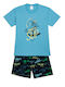 Minerva Kids Pyjamas Blue Dino Vibes