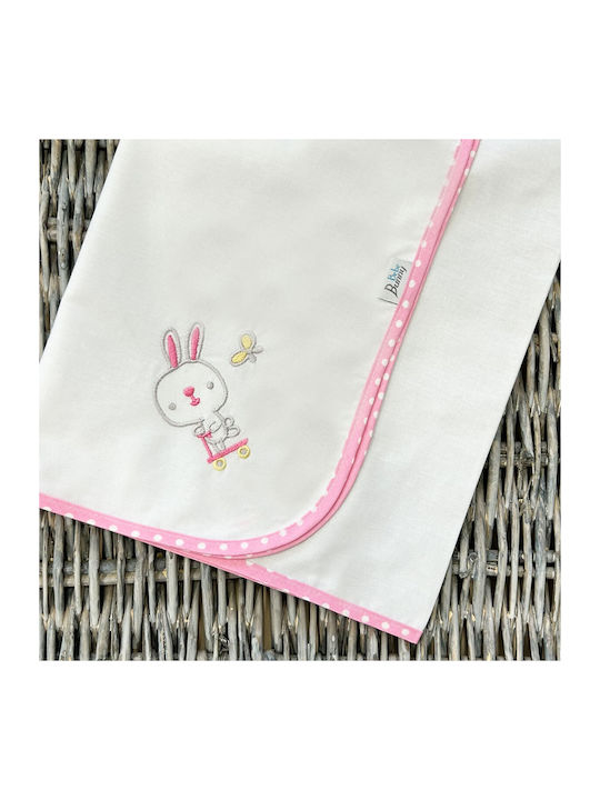 Βunnybebe Chiffon Burp Cloth Pink