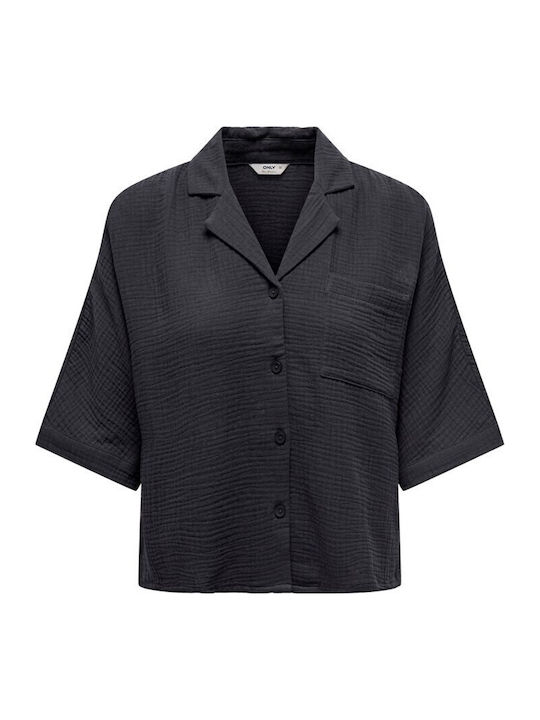 Only Thyra Women's Monochrome Short Sleeve Shir...
