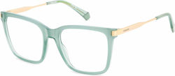 Polaroid Women's Prescription Eyeglass Frame Green Polaroid Women's Prescription Eyeglass Frame Green