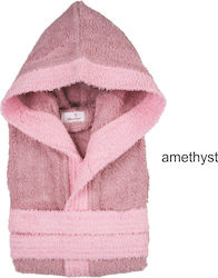 Flamingo Kids Hooded Bathrobe Amethyst Pink Flamingo Kids Hooded Bathrobe Amethyst Pink