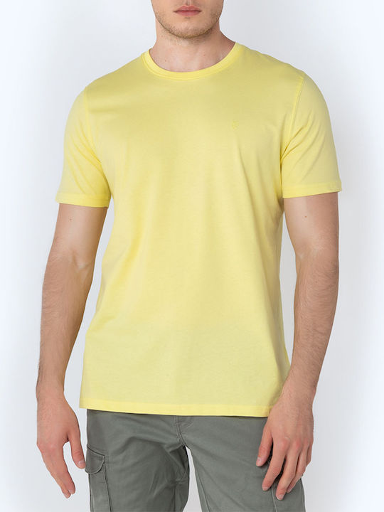 The Bostonians T-shirt Bărbătesc cu Mânecă Scurtă Light Yellow