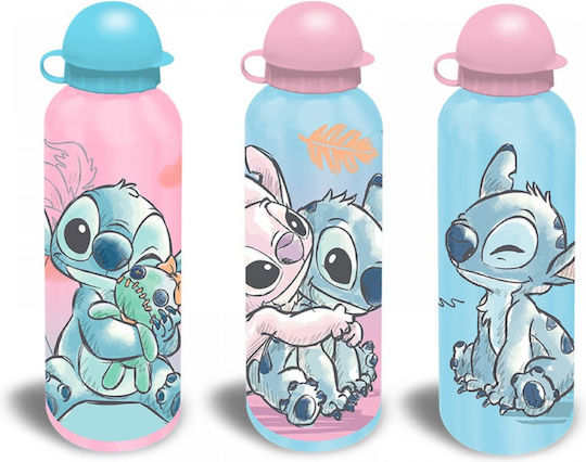 Kids Licensing Stitch Παιδικό Παγούρι Lilo & Stitch Αλουμινίου 500ml (Διάφορα Σχέδια/Χρώματα)