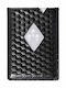 Leather Men's Wallet Cards with RFID Black