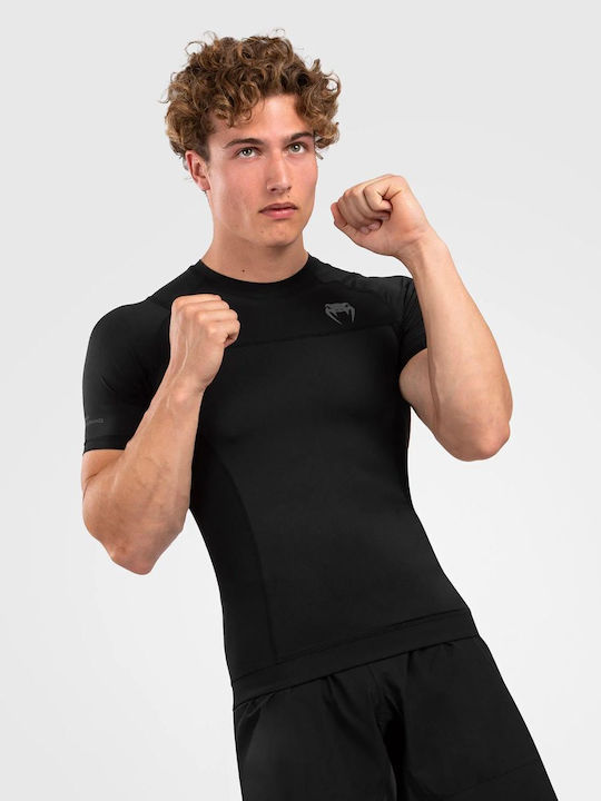 Venum G-fit Short Sleeve Shirt VENUM-05007-001 for Jiu-Jitsu / MMA Black