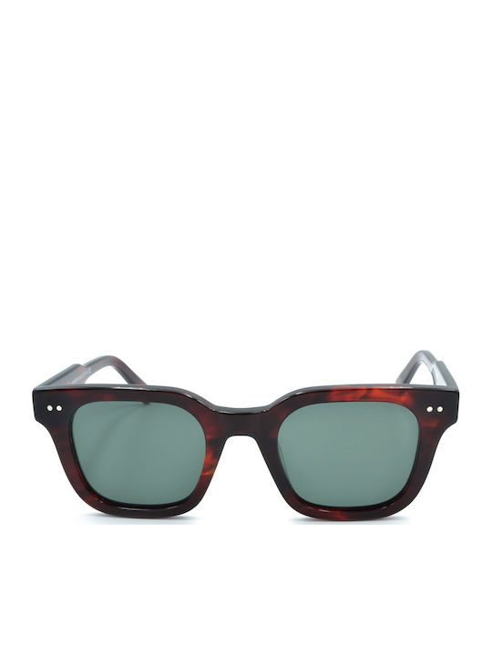 Funky Buddha Men's Sunglasses with Brown Tartaruga Plastic Frame and Polarized Lens FBS2066/001
