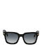 Tom Ford Women's Sunglasses with Black Plastic Frame and Gray Gradient Lens FT1115 01B