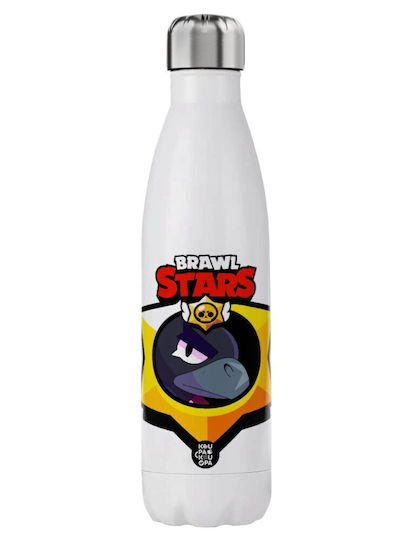 Koupakoupa Brawl Stars Crow Μπουκάλι Θερμός Ανοξείδωτο 750ml Μεταλλικό