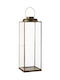 Jolipa Metallic Lantern Brown 23x23x70cm