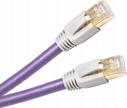 Melodika MDLAN120 F/UTP Cat.6e Мрежов Кабел Ethernet 12м Лилав