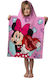 Viopros Minnie Παιδικό Πόντσο Θαλάσσης Minnie Ροζ 115 x 50εκ.