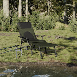 vidaXL Folding Lounger-Armchair Beach Green
