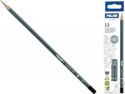 Milan Pencil 2H Gray 12pcs