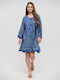 Ble Resort Collection Damen Kaftan Strand Blue