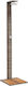 vidaXL Pool Shower Made of Natural Wood 224x55x50cm Gray