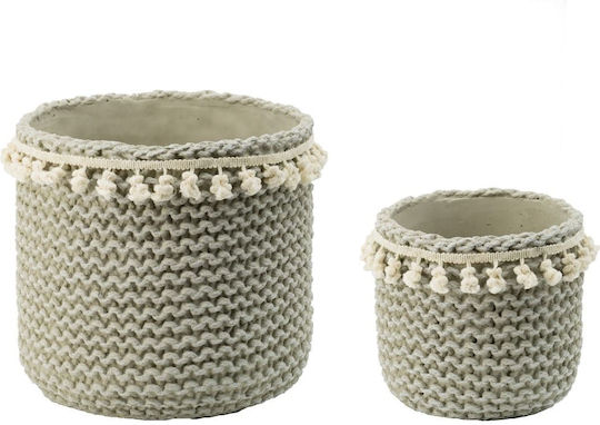Artekko Planter Concrete Gray 27x27x25cm.