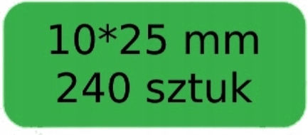 Niimbot 240 Самозалепващи етикетни ролки за етикетен принтер 10x25мм 1бр