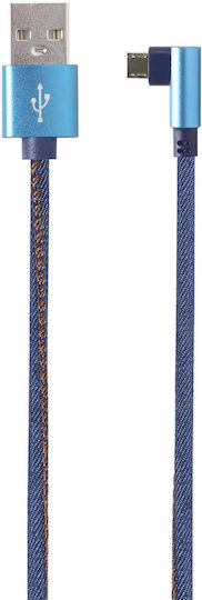 Gembird Regular USB 2.0 to micro USB Cable Μαύρο 1m (CC-USB2J-AMmBML-1M-BL) 1τμχ