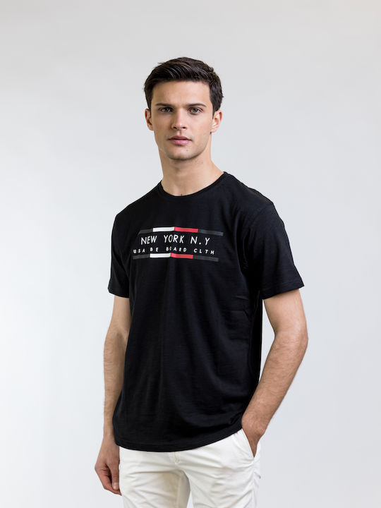 Be Board Ανδρικό T-shirt Κοντομάνικο Μαύρη
