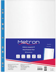 Metron Binder Pockets With Holes 100 Pieces Metron Binder Pockets With Holes 100 Pieces
