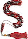 Roloi Komboloi Horn Worry Beads Red 44cm