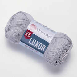 YarnArt Luxor Baumwolle Grau 125m 50g