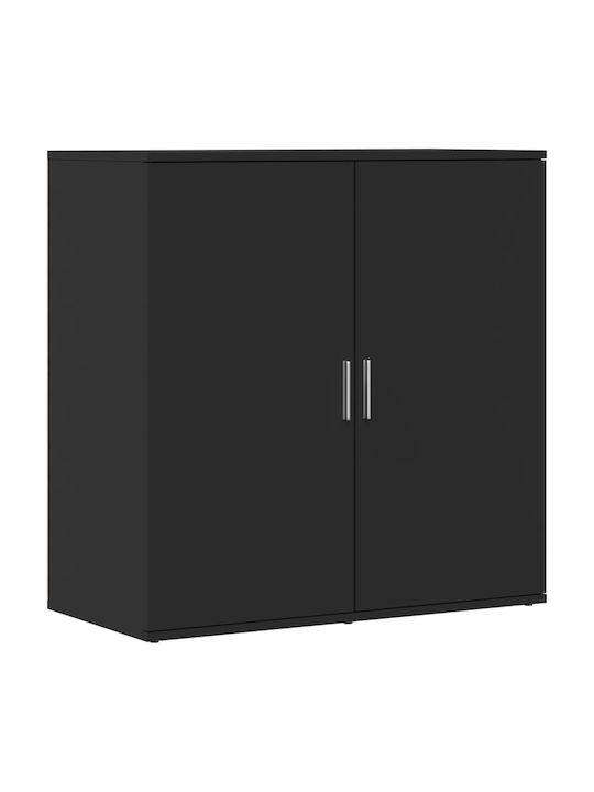 Sideboard Wooden Black 79x38x80cm