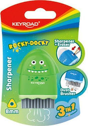 Keyroad Plastic Sharpener with Eraser