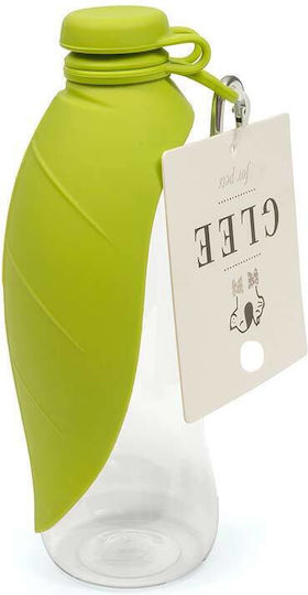 Glee Bottle Silicone Food & Water for Dog & Cat 600ml in Green Color