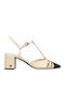 Leder Pumps Beige
