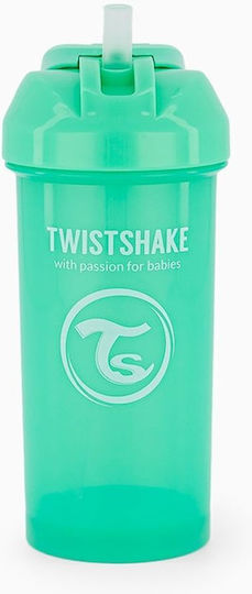 Twistshake Baby Cup Straw Cup made of Plastic Green 360ml for 6m+m+