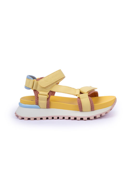 Love Berry Flatforms Women's Sandals Yellow