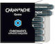 Caran D'ache 6 Replacement & Pen Inks for Fountain Pen Turquoise