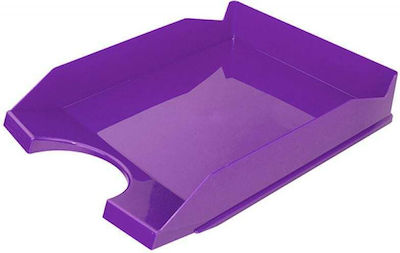 Office Products Plastic Filing Tray Purple