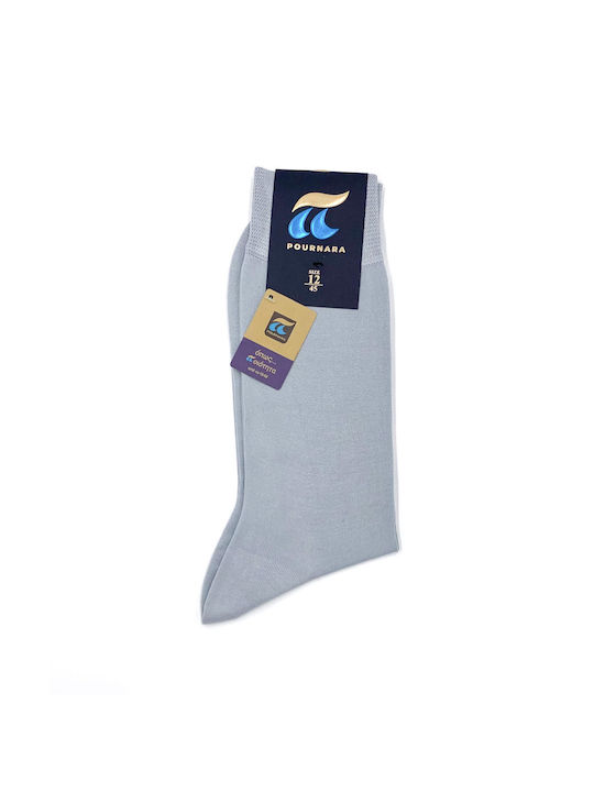 Pournara Men's Socks Grey/yellow