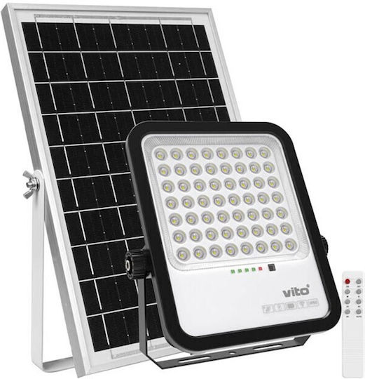 Vito Rezistent la apă Solar Proiector LED 250W Alb Rece 6000K cu Telecomandă IP65