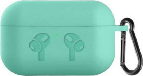 Калъф с кука в Тюркоазен цвят за Apple AirPods Pro
