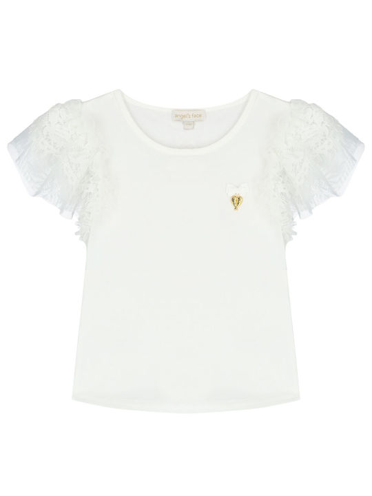 Angel's Face Kids Blouse Short Sleeve SNOWDROP