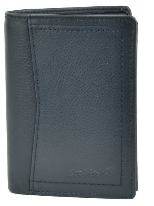Lavor Leather Men's Wallet With RFID Blue