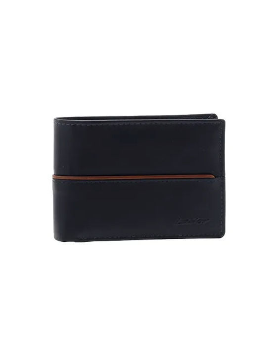 Lavor Men's Leather Wallet with RFID Blue