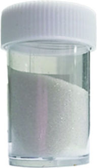 AGC Χρυσόσκονη Glitter Λευκή 10gr Σετ 6τμχ