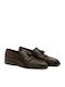 Leder Herren Mokassins in Braun Farbe