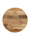vidaXL Round Table Surface made of Solid Wood Brown 40x40x2.5cm 370001 1pcs