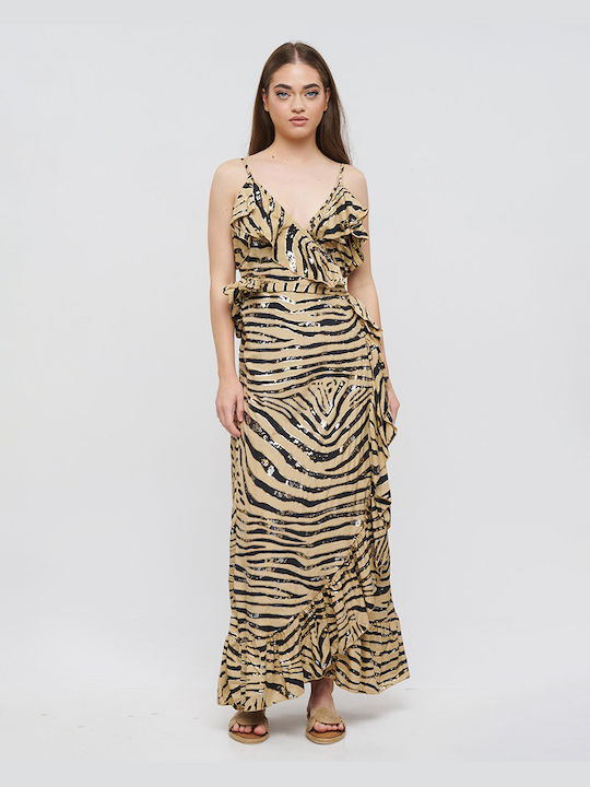 Ble Resort Collection Maxi Dress Wrap Beige