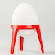 Brainstream Rocket Egg Holder Red