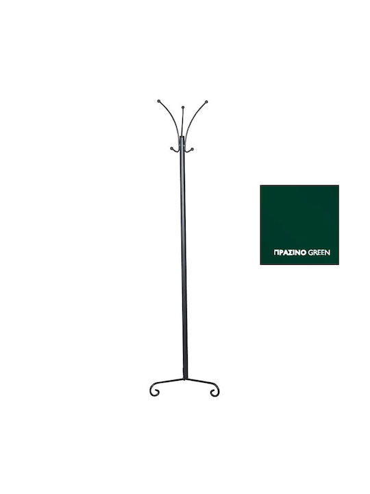 KS Kouppas Solon Freistehender Kleiderständer Metallisch Grün 30x30x175cm