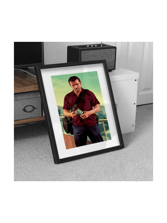 Walls Michael De Santa I Frame Wooden white frame 20x30cm