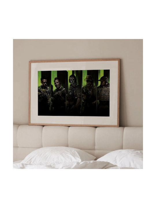 Walls Call Of Duty Modern Warfare 2 Frame Wooden natural frame 40x30cm